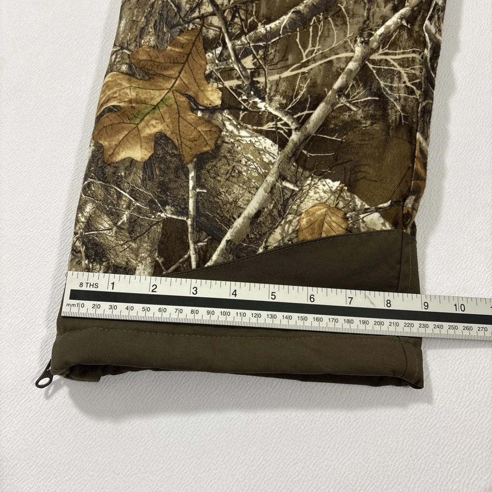 RealTree Edge Men’s 2XL Hunting Bib Overalls Camo Quilted Lined Outdoor Gear - Image 3 of 4