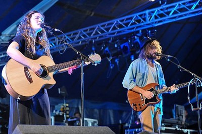 Julia Stone Angus Stone of Angus & Julia Stone perform stage durin- Old Photo 2