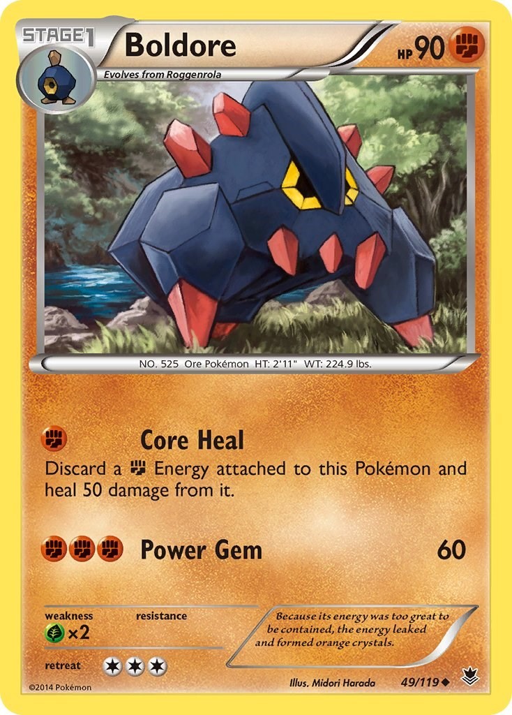Boldore LP Uncommon XY - Phantom Forces 49/119
