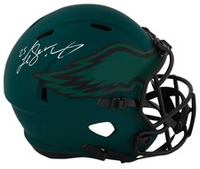 LeSean McCoy Signed Eagles RAVE Riddell Full Size Replica Helmet -(SCHWARTZ COA)