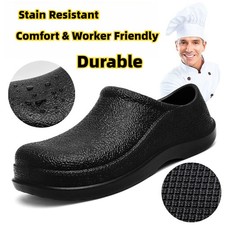 Men Slippers Couples Garden Clog Women Water Proof Chef Shoe Sandal Non Slip