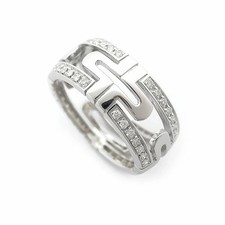 BVLGARI Open Parenthood Ring Diamond 750WG US 5-1/4 P0054019