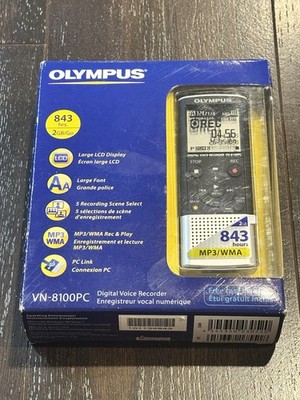 New In Box Olympus VN-8100PC Digital Voice Recorder Sealed
