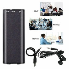 Voice Recorder Digital Audio Recorder, Voice-Activated, Noise Reduction 64GB