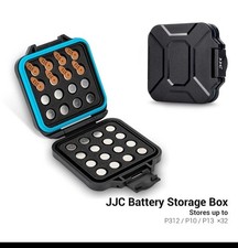 JJC 32 Slots Button Coin Cell Battery Storage Box for Size 312 P312 P10 P13 PR48