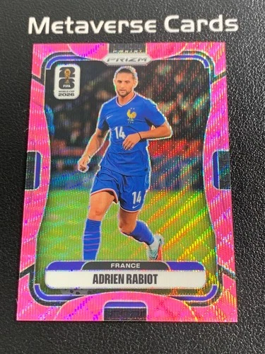 Adrien Rabiot 2026 Panini Prizm Adrien Rabiot Pink