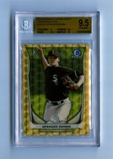 2014 Bowman Chrome Superfractor Spencer Adams  BGS 9.5 GEM MINT White Sox  1/1