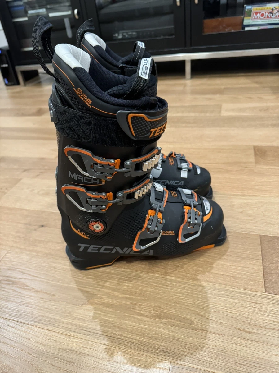 Tecnica Mach 1 MV 100 Flex Black Orange Ski Boots Size 25.5 eBay