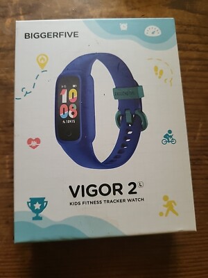  Vigor 2 L Kids Fitness Tracker Watch for Boys Girls Ages 5-15, IP68 Black