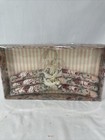 Set of 3 Vintage Floral Fabric Hangers Pink Grannycore Cottagecore