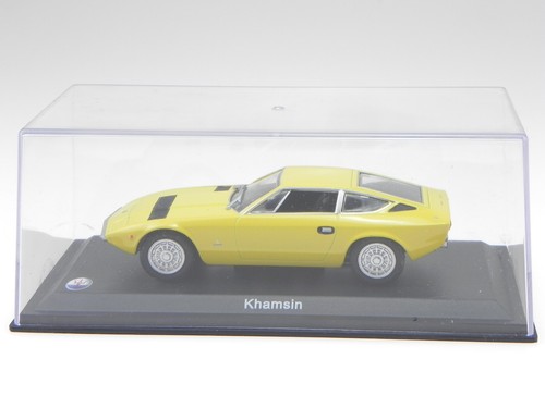 Maserati Khamsin 1973 amarillo coche en miniatura in Vitrine 1:43 - Imagen 4 de 4