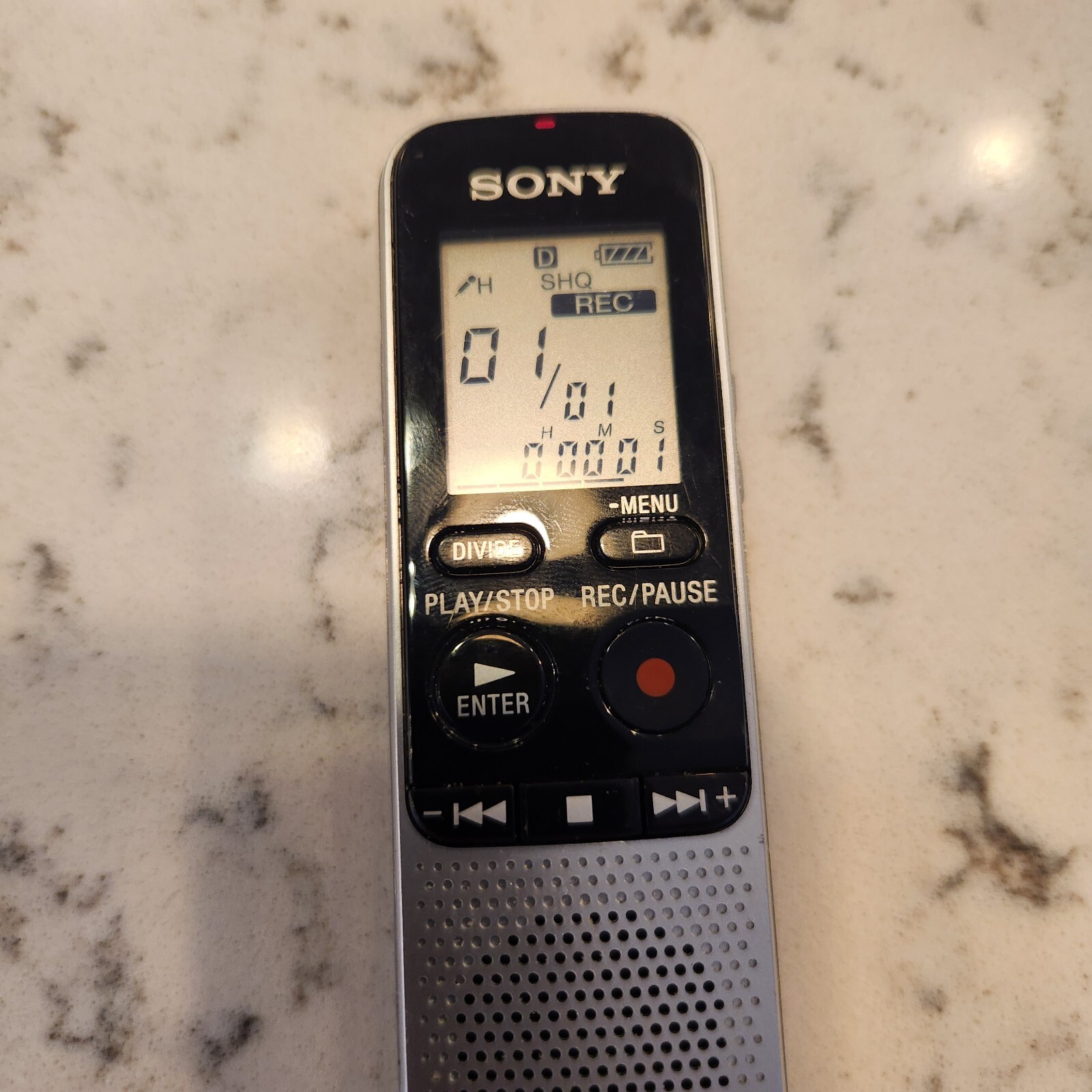 Sony ICDBX112 Handheld Digital Voice Recorder TESTED! WORKS! eBay