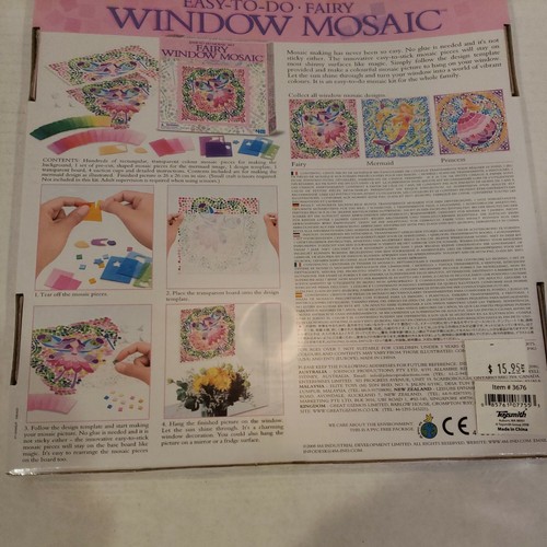 Fairy Tale Window Mosaic Art Kit - One per oder - 第 2/3 張圖片