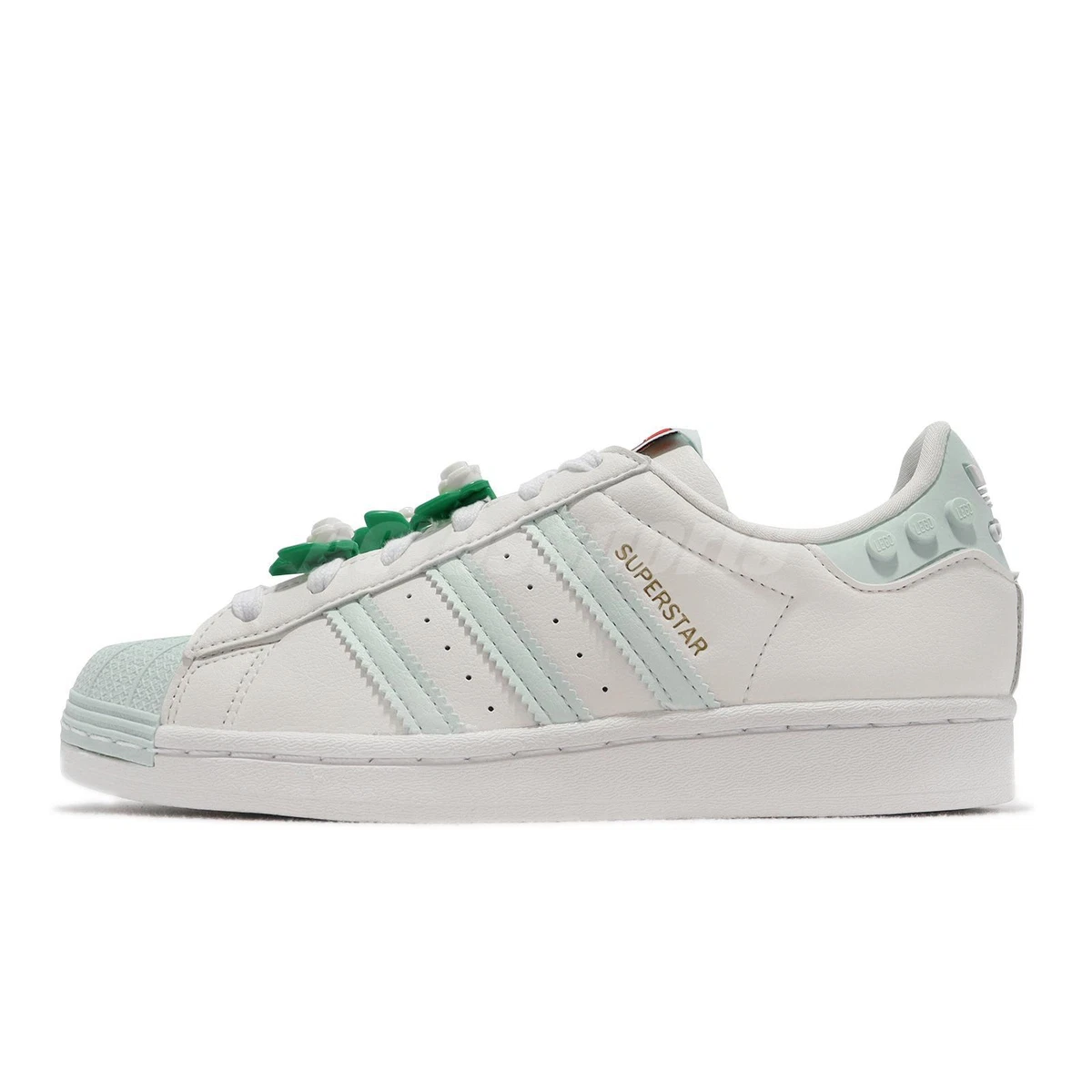 adidas Originals LEGO x Superstar W Mint Women Casual Lifestyle | eBay