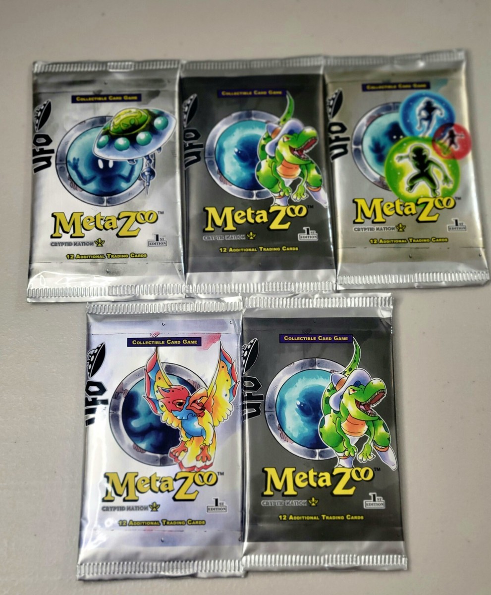 5x Lot of MetaZoo UFO 1st Edition Sealed Booster Packs Full Art Set | eBay