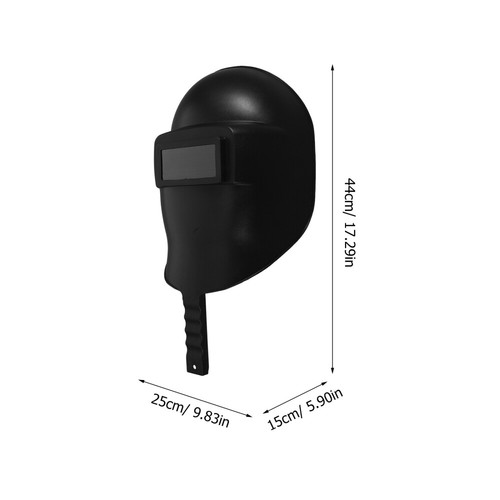 Schweißmaske Handschilde Schweißhelm Lichtbogen Schleiffläche mit - Bild 7 von 12