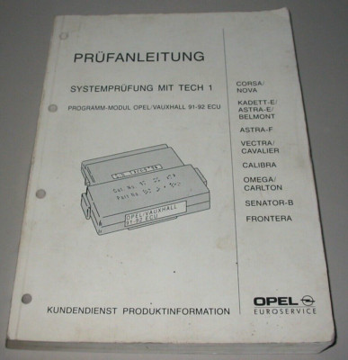 Werkstatthandbuch Opel Corsa A Kadett E Astra F Vectra A Calibra Omega A Senator