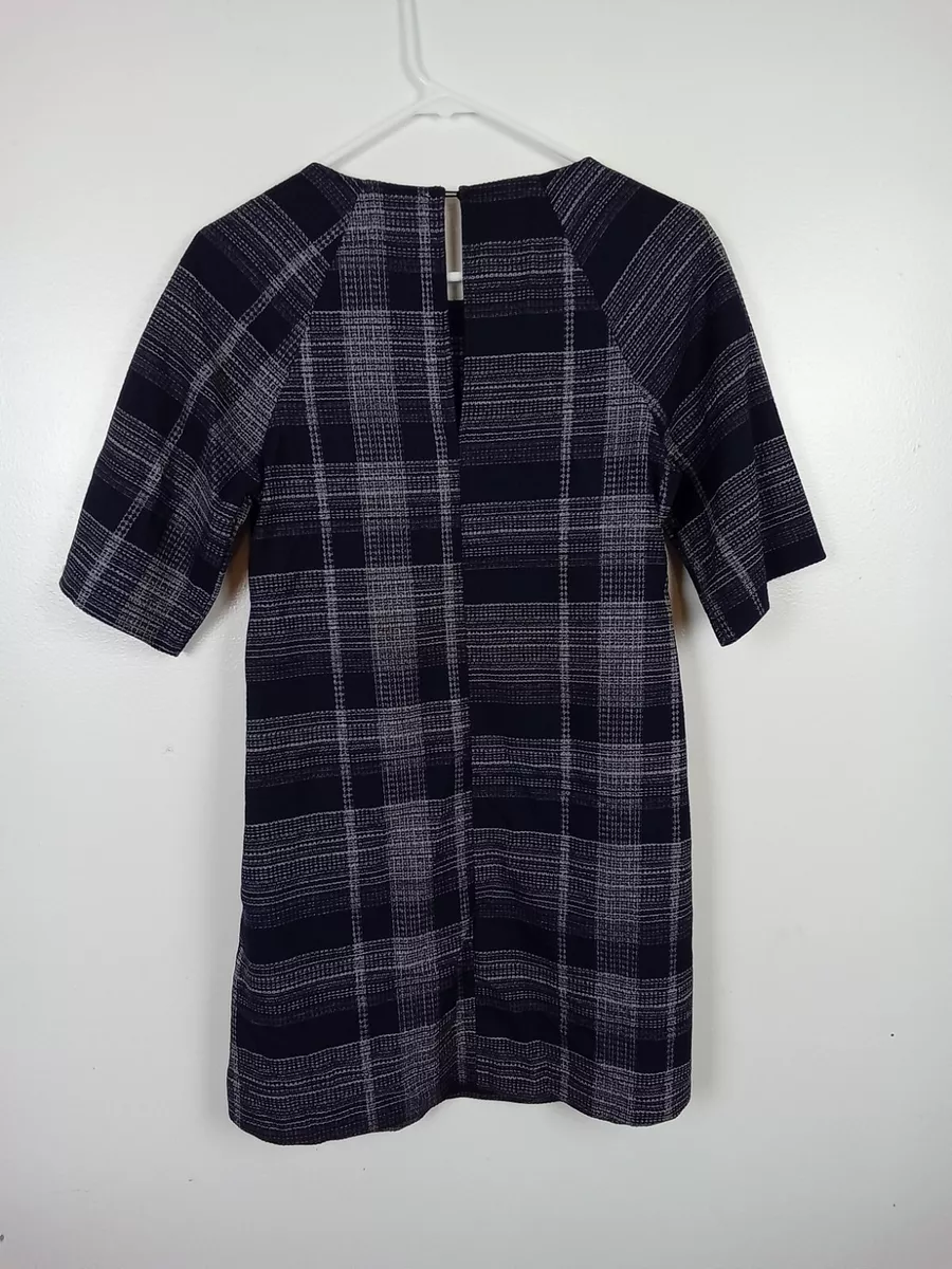 Mango plaid cheap dress