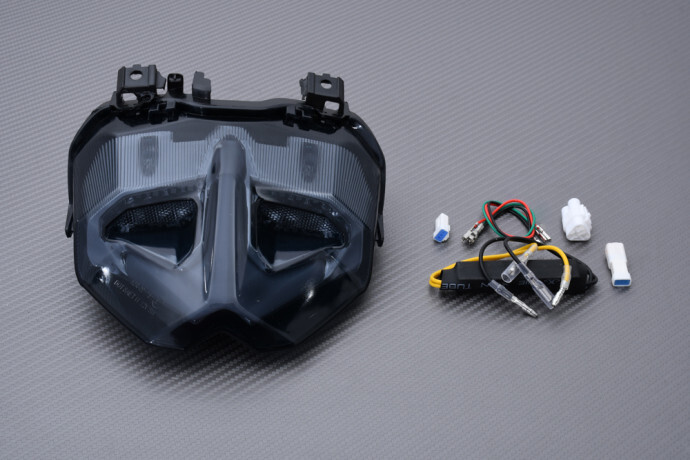 Feu stop LED fumé avec clignotants intégrés pour moto Yamaha MT-09 SP 2021-2023