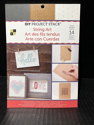DIY Project Stack String Art Makes 14 Projects Scrapbook Craft By DCWV New