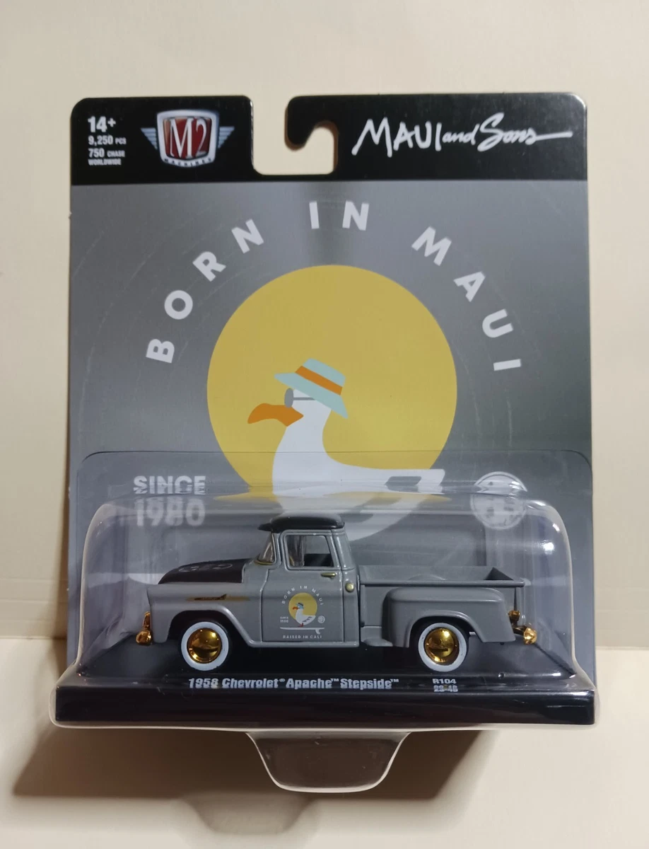 New M2 Machines 1958 Chevrolet Apache Stepside MAUI AND SONS