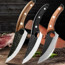 Kitchen Knife Stainless Handmade Forged Chef Knives Boning Butcher Sharp Cleaver