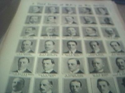Ephemera 1915 - WW1 - 1 Seite dritte Gruppe Abgeordneter im Kriegsdienst