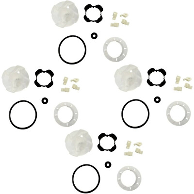 4-Pack HQRP Washer Agitator Dogs Cam Repair Kit for KitchenAid KAWE-KAWS Series