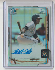 2015 Bowman Chrome Prospects Refractor #BCAP-IS Isael Soto /499 AUTO
