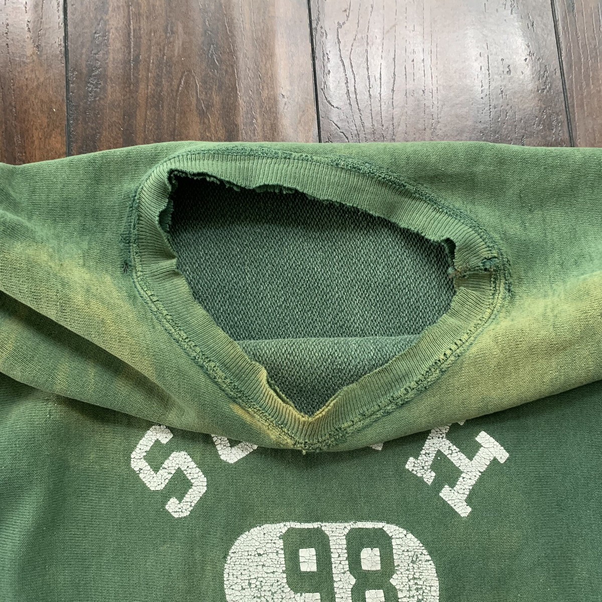 70s Vintage Champion Green USA Reverse Weave Sweatshirt L 70s Vintage Champion Green USA Reverse Weave Sweatshirt L