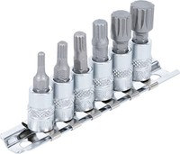 "Bgs Bit-NüSse Einsatz-Satz 1/4\" Innenvielzahn Xzn M4-5-6-8-10-12 Bits Nuß Bitnuß"
