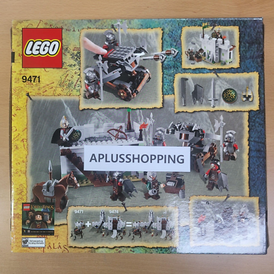 Lego 9471 The Lord of the Rings Uruk-hai Army FedEx Shipping 