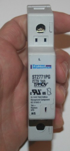 ST2771PG Surge Suppressor, 277/480V, 2 Wire, 1 Pole Ferraz Shawmut TPMOV - Picture 4 of 4