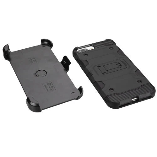 RUGGED SHOCKPROOF CASE W/STAND COVER+HOLSTER CLIP FOR iPHONE 7 / 8 / PLUS - Image 4 of 4
