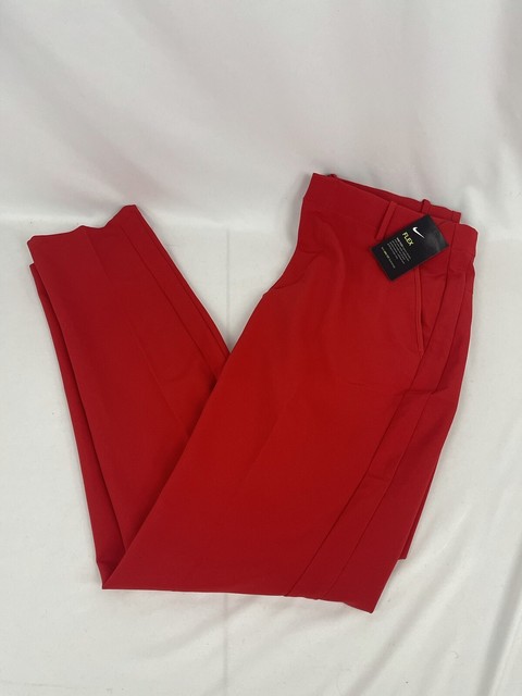 red nike golf pants