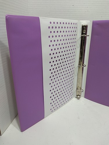 Mead Original Trapper Keeper Binder Retro Portfolio Vintage Style SUNSET Purple - Picture 8 of 12