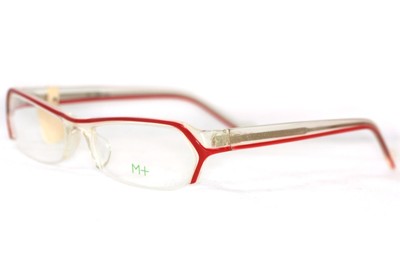 modo M+ 2032 cryrd Brille Transparent/Rot glasses lunettes FASSUNG