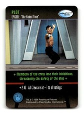 1996 Paramount Picture Star Trek Game Card Plot: Episode The Naked Time