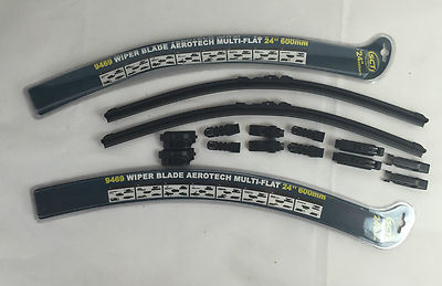  SCT GERMANY AEROTECH 9469 WIPER BLADE ( 600mm) 24''  6 ADAPTER AUDI BMW FIAT VW 