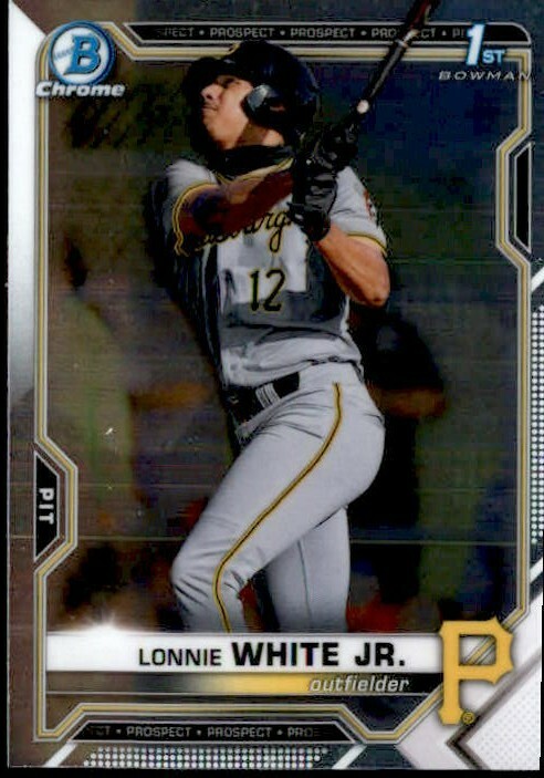 Lonnie White Jr. 2021 Bowman Draft Chrome Prospect Card #BDC-28