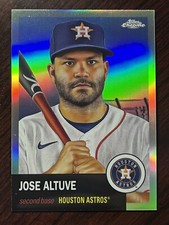2022 Topps Chrome Platinum 1953 Anniversary Jose Altuve Base Refractor 123