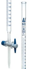 Burette, 50mL - Class B - PTFE Stopcock - Borosilicate Glass - Eisco Labs