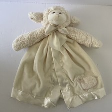 Bearington Baby Lamb Security Blanket Lovey Cream Lamby Snuggler