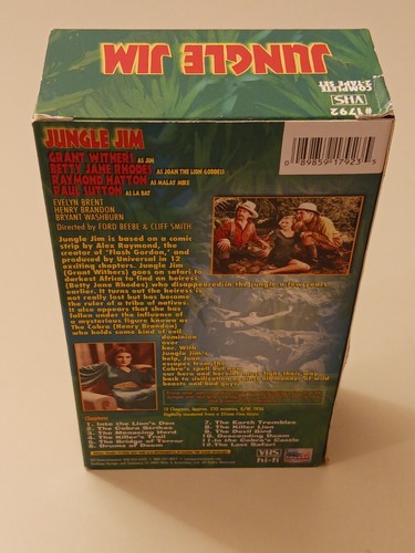 Jungle Jim VHS VCI 2 Tape Set # 1792 Grant Withers Betty Jane Raymond Hatton - Picture 6 of 10