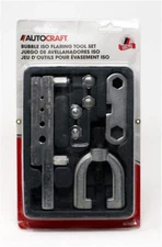 Autocraft ISO Bubble Flaring Tool Kit, Flares Metric Brake Lines Tubing Tool Kit