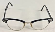 Vintage Cat Eye Metal Frame Gold Filled 12K (48-20-120) (scratches)