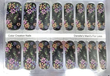 Color Nail Polish Strips, 16ct LIMITED Botanical Blooms Description Below