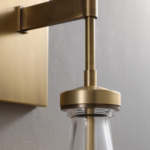 Dimmable Raindrop Sconces Brass Sconce Gold Wall Sconces Set of Two - Picture 15 of 16