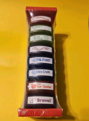 Lakeshore Self-Inking Teacher Stamps - Set 2
