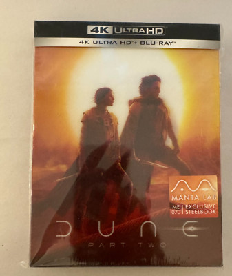 Dune Part 2 4K Double Lenticular SteelBook UHD Blu-ray MANTA LAB #1266/1400